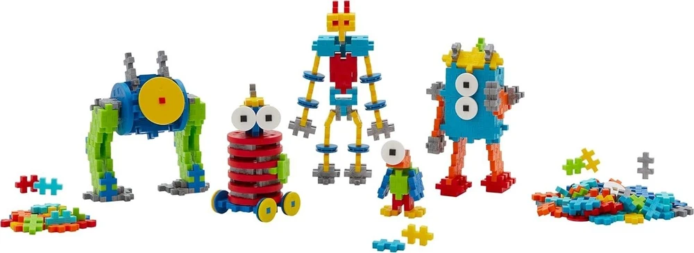 Plus Plus konstruktorius, Mokausi statyti robotus, 275 det.