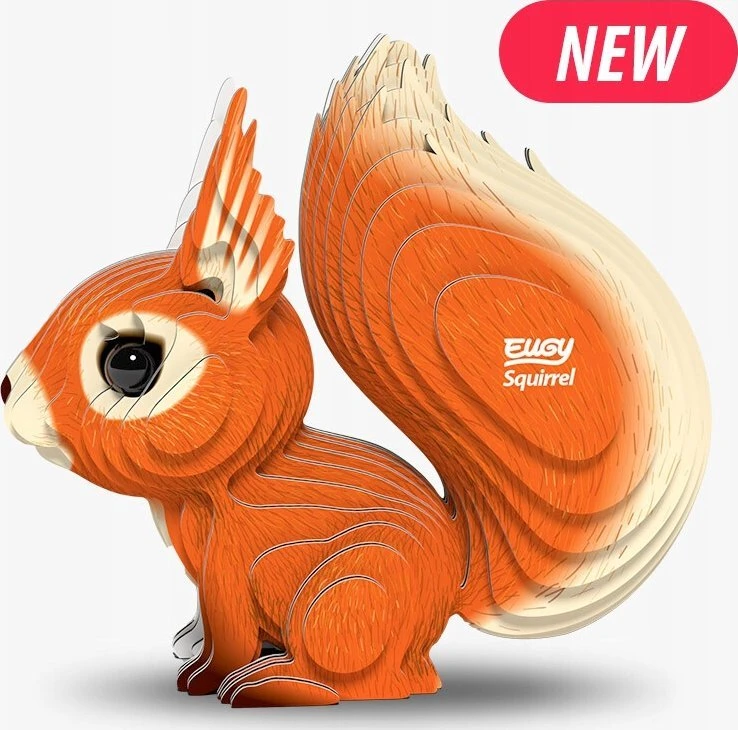 Dėlionė EUGY 3D kartoninis modelis „Kačiukas Mocha“