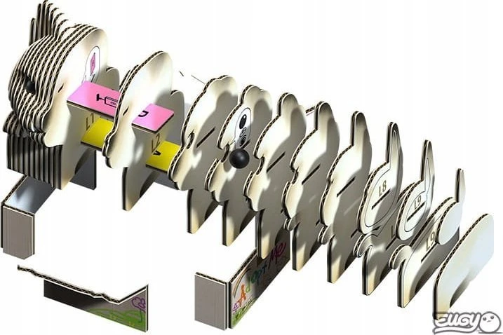 Dėlionė EUGY 3D kartoninis modelis „Kačiukas Mocha“