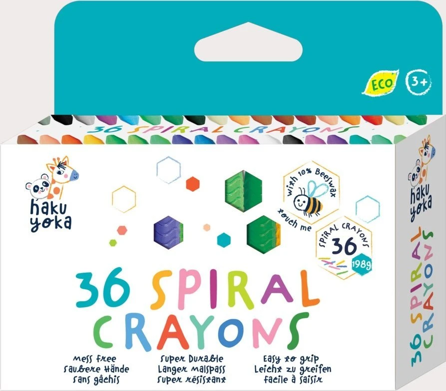 Teka Kredki spiralne - 36 kolorów