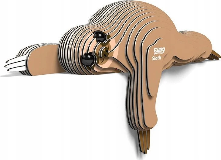 Dėlionė EUGY 3D kartoninis modelis „Tinginys“