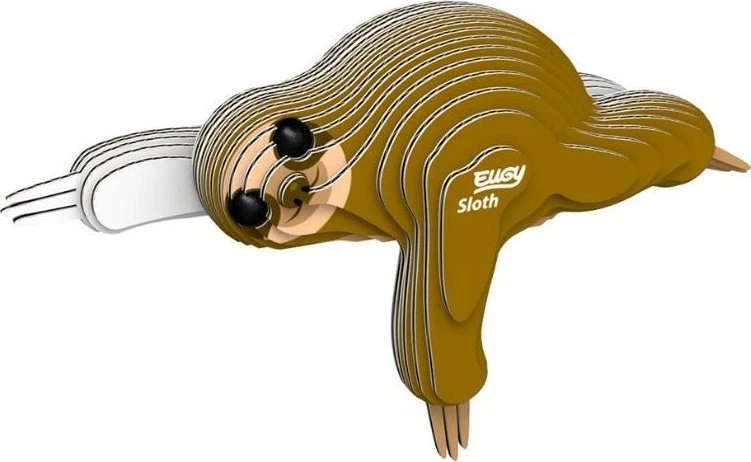 Dėlionė EUGY 3D kartoninis modelis „Tinginys“
