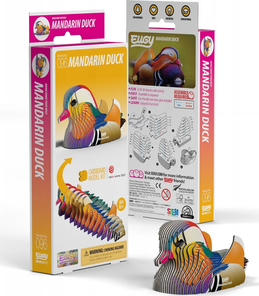 Teka Mandarin Duck Eugy. Eco* 3D dėlionė