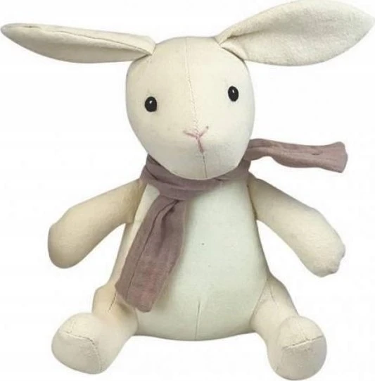Medžiaginis zuikis Little Bunny Sidonie su šaliku