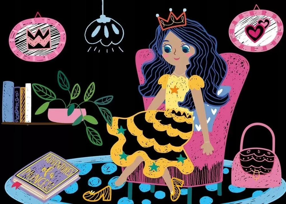 AVENIR Mini nutrinamų kortelių rinkinys „Princesės“