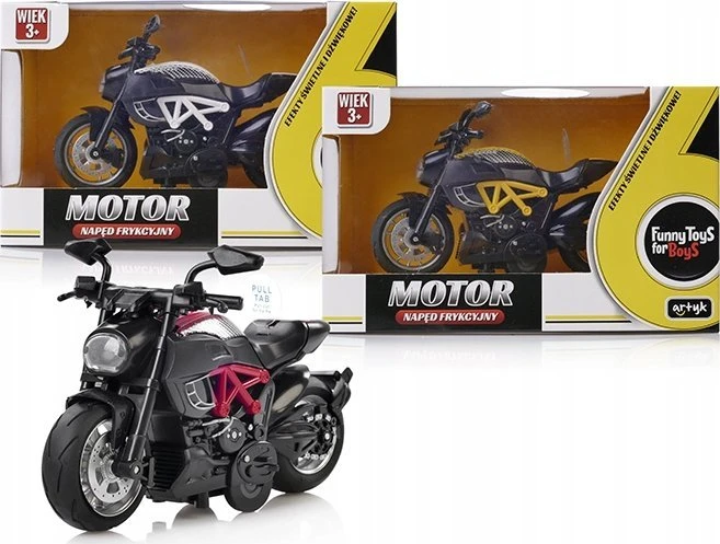 Teka Motor su diskų įtaisu frykcyjnym mix Toys For Boys