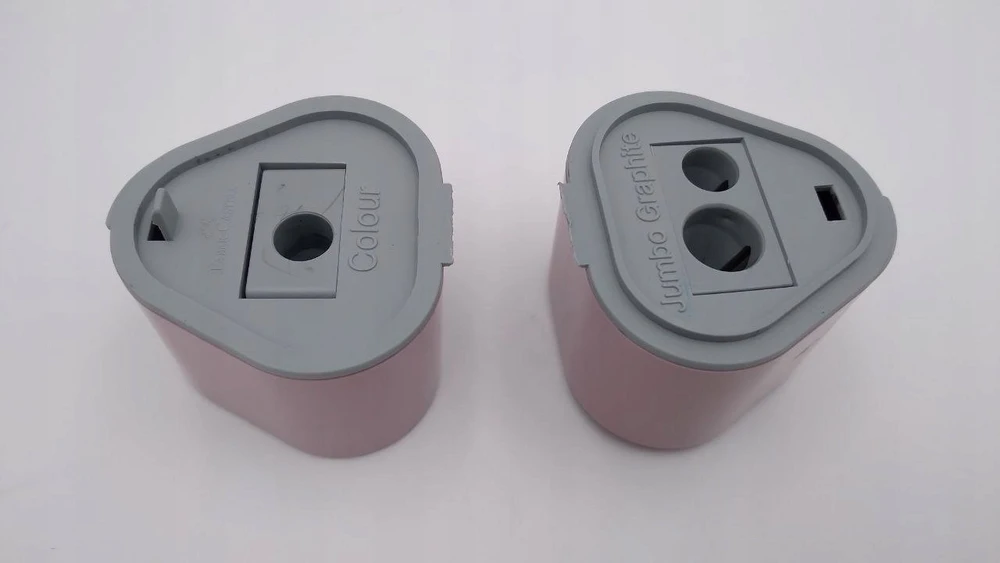 Faber-Castell Teka Pieštukas + trintukas + drožtukas Grip rožinė