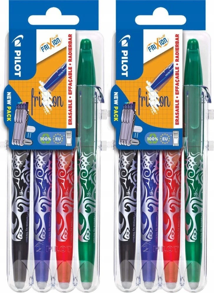 Teka Pióro kulkowe FriXion Ball 4vnt. + etui Pultas