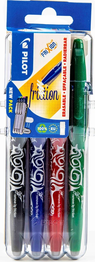 Teka Pióro kulkowe FriXion Ball 4vnt. + etui Pultas