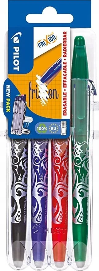 Teka Pióro kulkowe FriXion Ball 4vnt. + etui Pultas