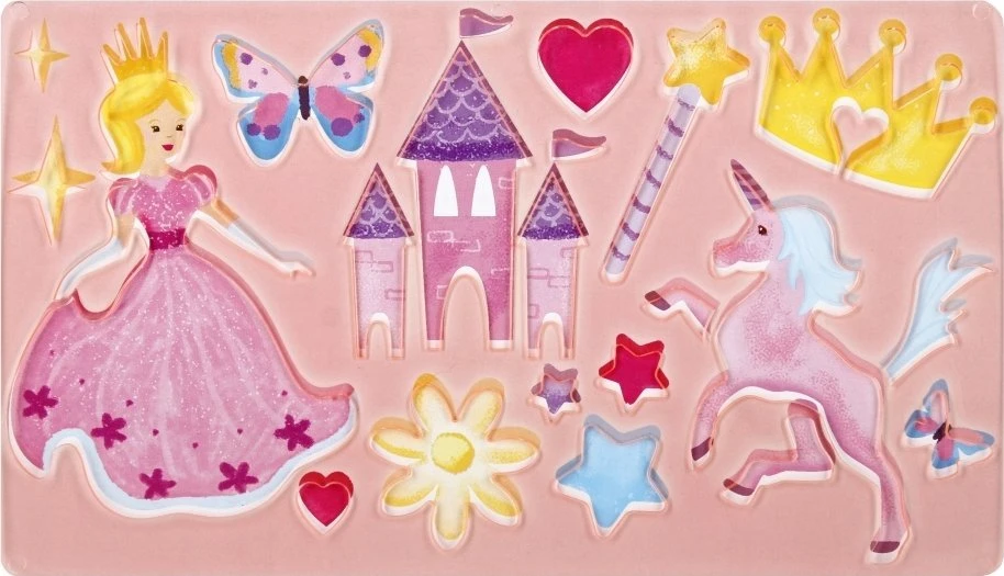 Princesės piešimo šablonas 225x130 2vnt STARPAK 505502