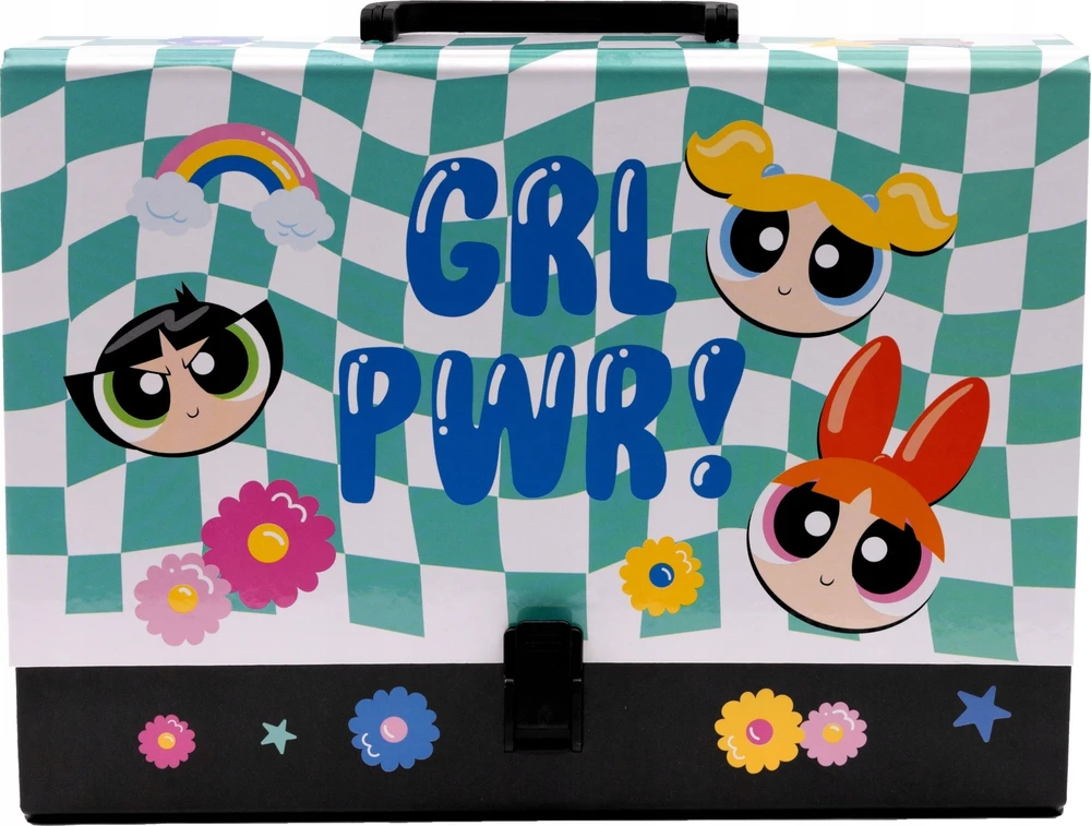 Teka Portfelis su rankena Powerpuff Girls lagaminas