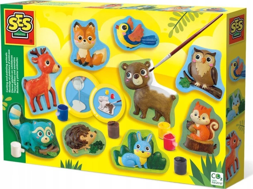 Ses_Creative Kūrybos rinkinys SES Creative Forest Animals 01134