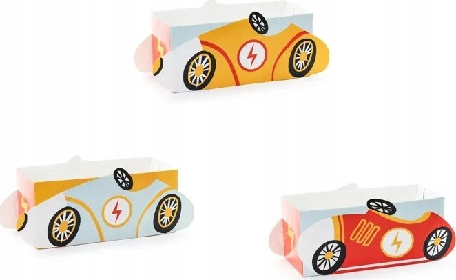 Teka Dėžutės užkandžiams "Cars" 3 vnt 7,5*17*7,5cm