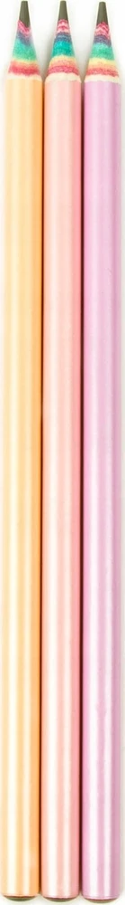 Kidea vaivorykštiniai pieštukai pasteliniame korpuse