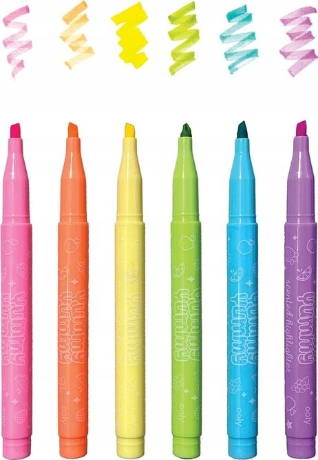 Teka Scented highlighters 6 spalvų Yummy Yummy