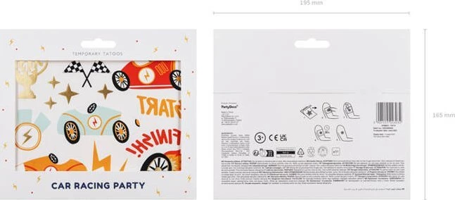 PartyDeco Laikinosios tatuiruotės Mašinėlės