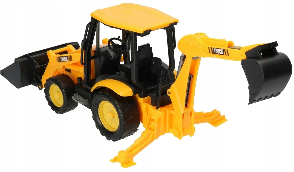 Teka FARMA TRAKTOR Koparka, plast., 39 cm,geltona, klosz