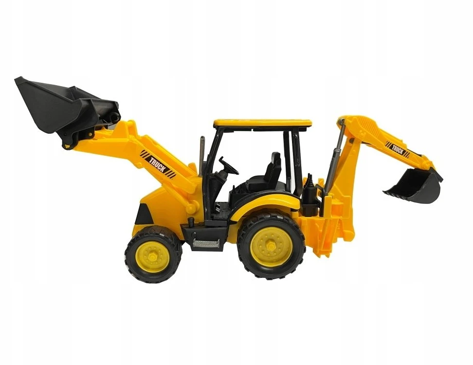 Teka FARMA TRAKTOR Koparka, plast., 39 cm,geltona, klosz