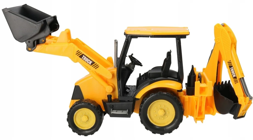 Teka FARMA TRAKTOR Koparka, plast., 39 cm,geltona, klosz