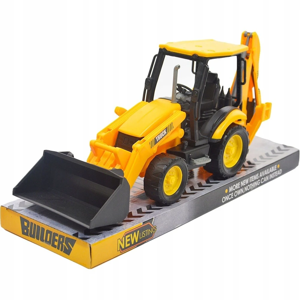 Teka FARMA TRAKTOR Koparka, plast., 39 cm,geltona, klosz
