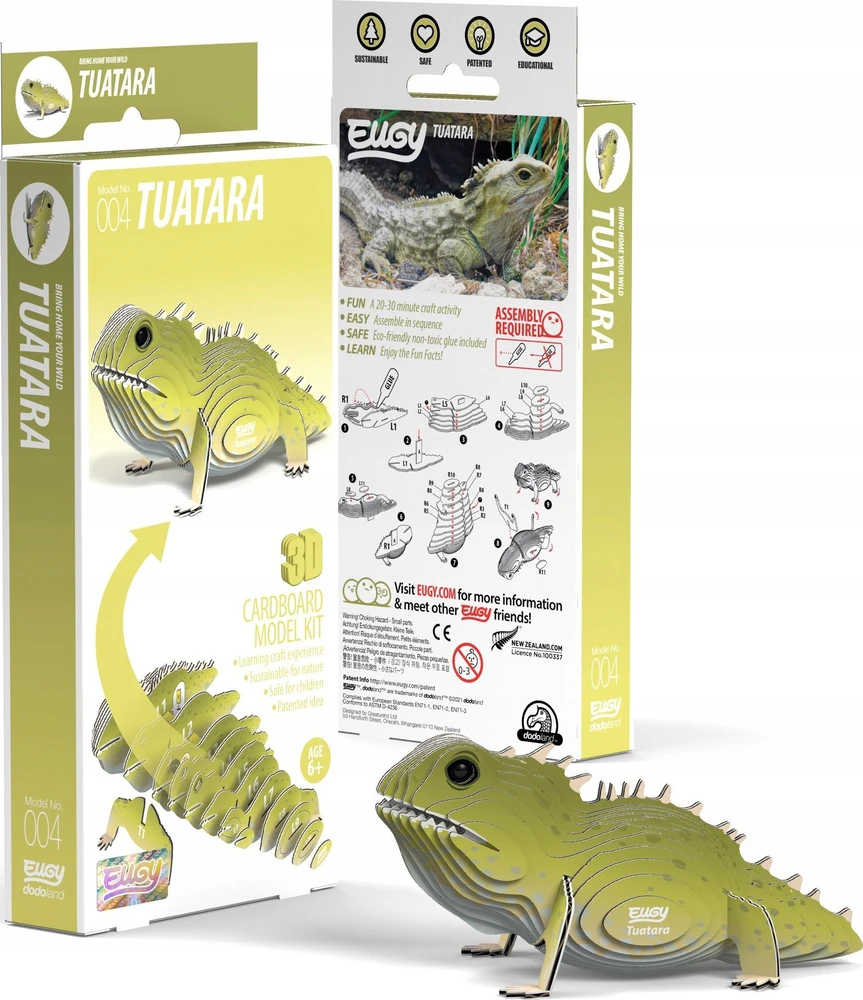 Teka Tuatara roplių Eugy. Eco* 3D dėlionė