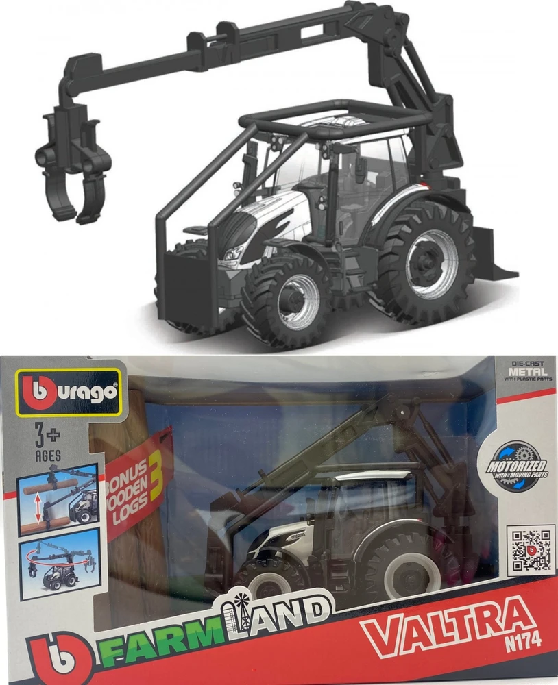 *BBURAGO , metal, TRAKTOR FORESTRY, VALTRA