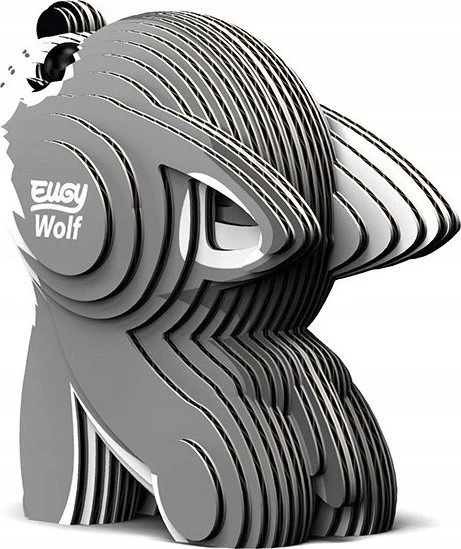 Dėlionė EUGY 3D kartoninis modelis „Vilkas“