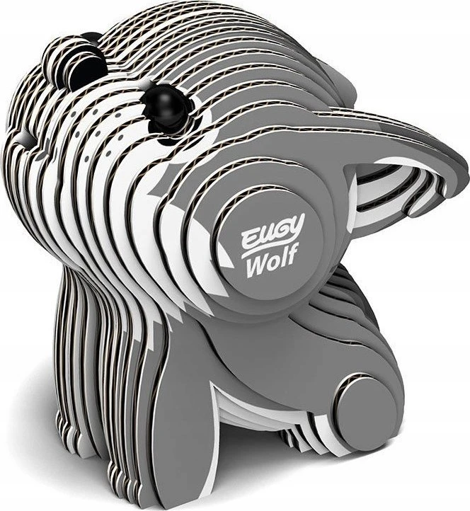 Dėlionė EUGY 3D kartoninis modelis „Vilkas“