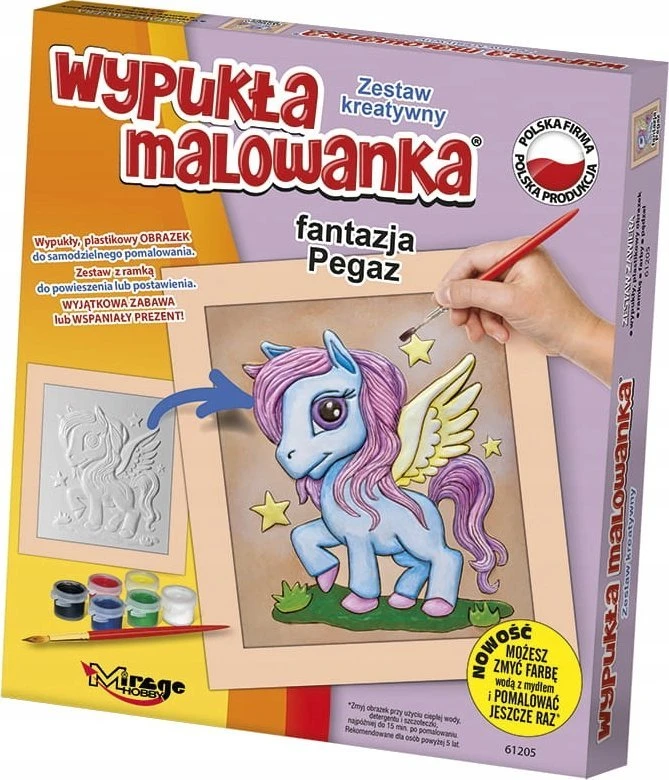 Teka Portfolio Convex spalvinimo knygelė Fantazija Pegasus