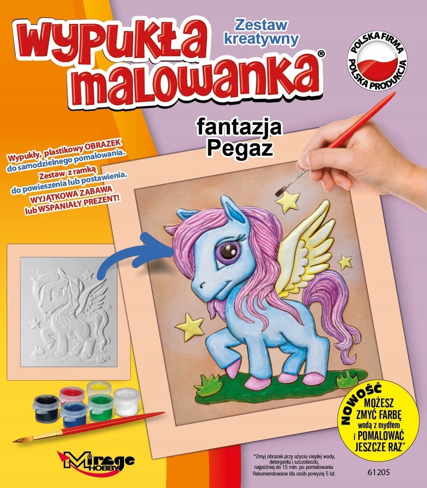Teka Portfolio Convex spalvinimo knygelė Fantazija Pegasus