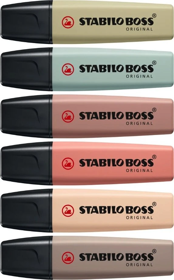 Stabilo Teka Zakre¶lacz Boss Original Naturecolors 8szt