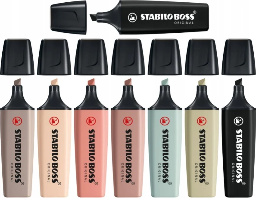 Stabilo Teka Zakre¶lacz Boss Original Naturecolors 8szt