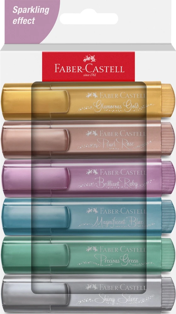 Faber-Castell 46 metalizuotų žymeklių rinkinys