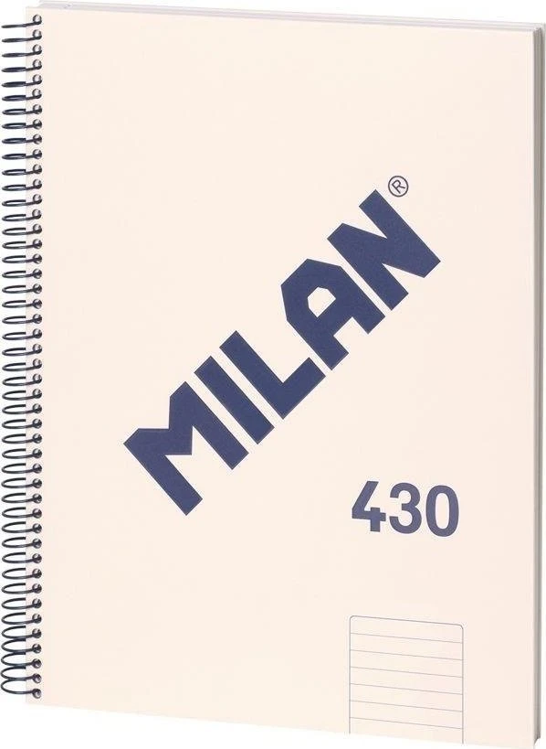 Teka Zeszyt na spirali A4/80K linija 1918 smėlio spalva MILAN