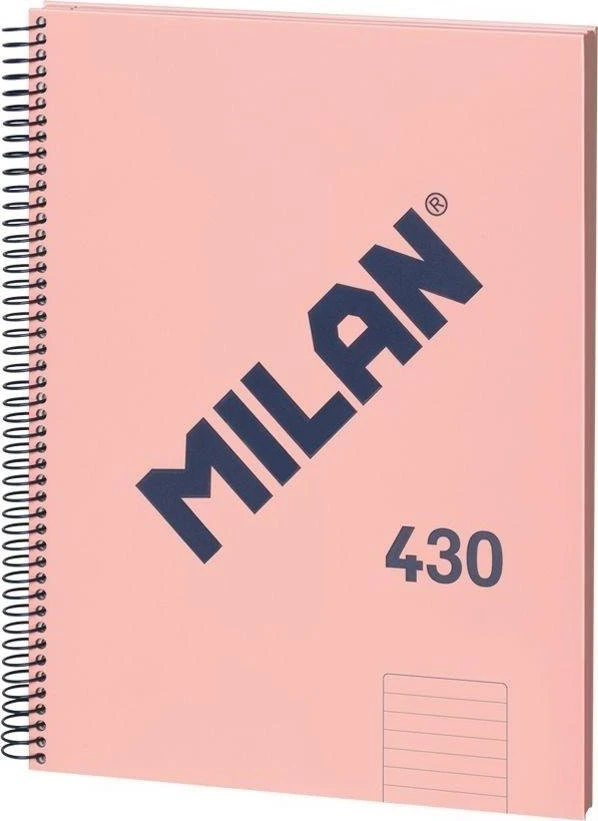 Teka Zeszyt na spirali A4/80K linija 1918 rožinė MILAN