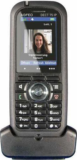 Telefonas Agfeo AGFEO Telefonas DECT75 IP juodas