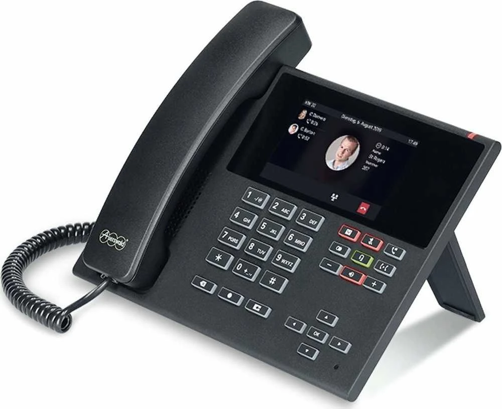 Auerswald COMfortel D-400 juodas SIP telefonas su išplėtimo galimybe