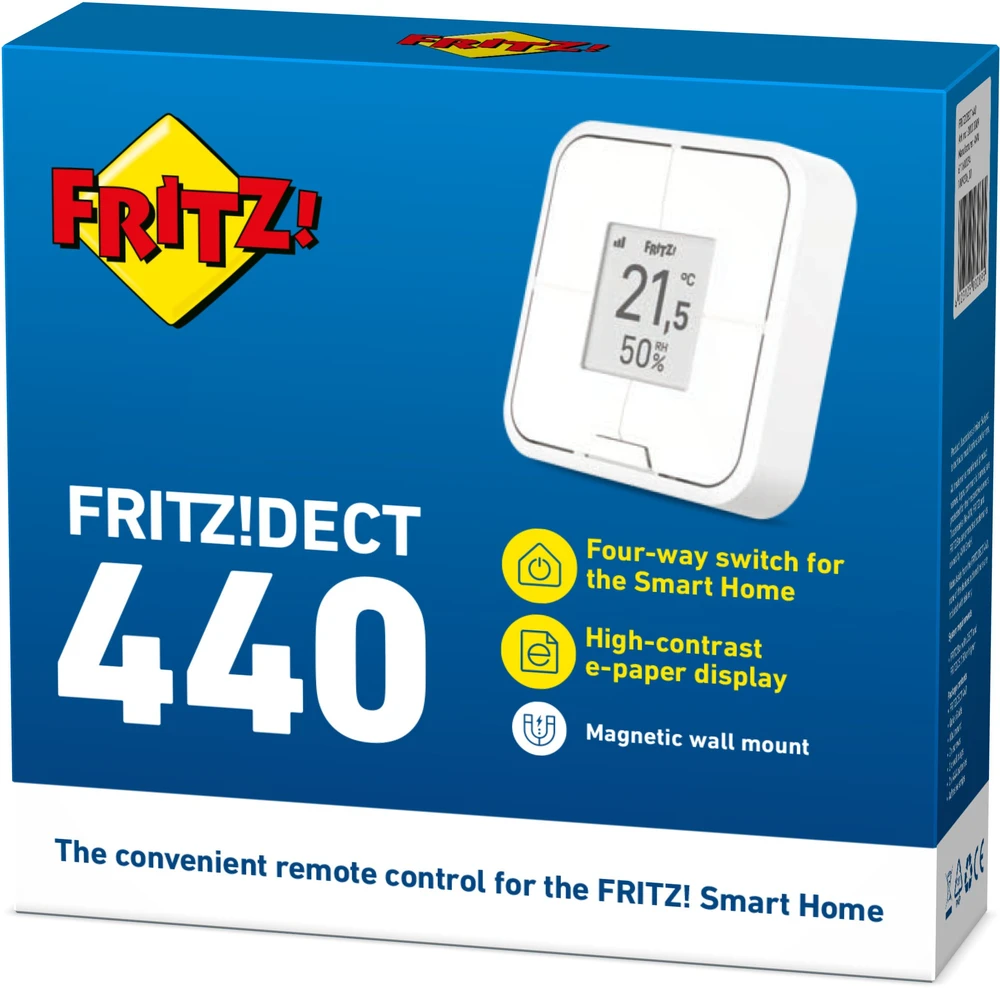 Maršrutizatorius Telefonas AVM FRITZ!DECT 440 Edition International
