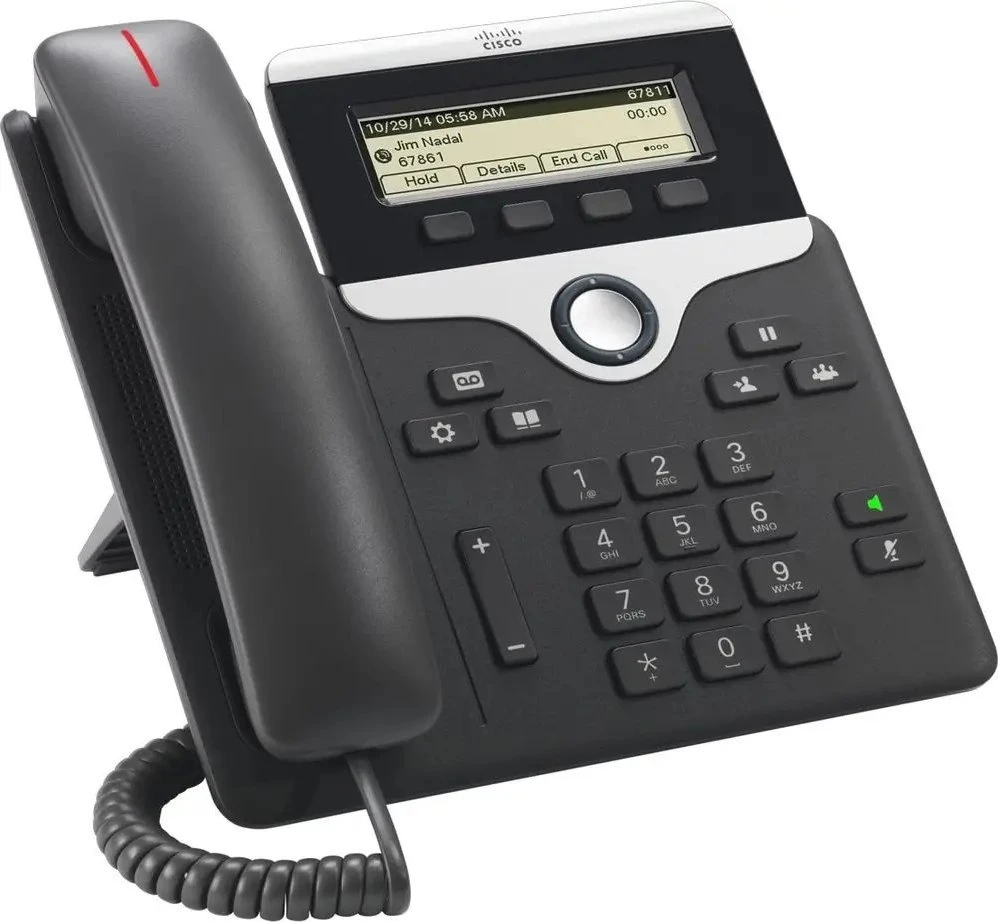 CISCO IP telefonas 7811 trečiosios šalies skambučių valdymas be maitinimo šaltinio