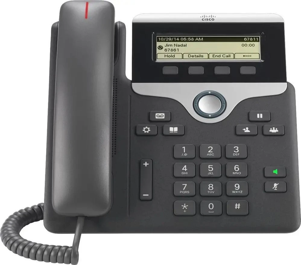 CISCO IP telefonas 7811 trečiosios šalies skambučių valdymas be maitinimo šaltinio