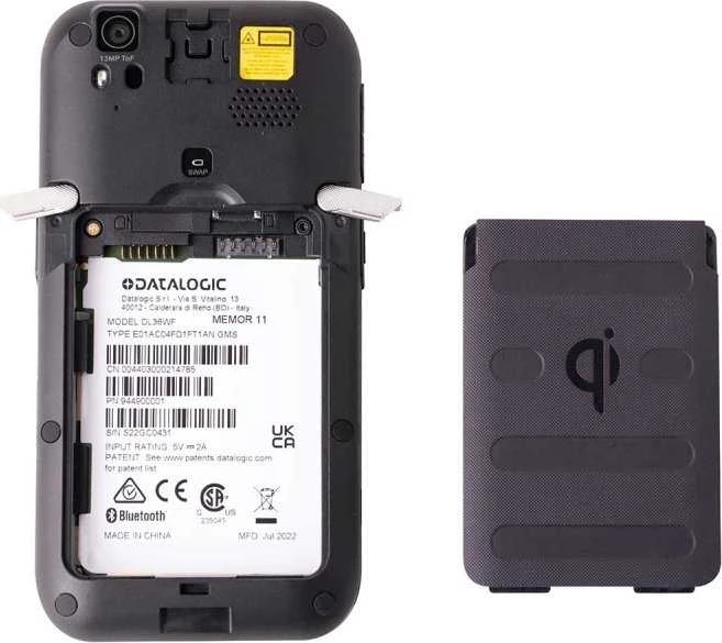 Datalogic Memor 11 atviras korpusas ir baterijos dangtelis