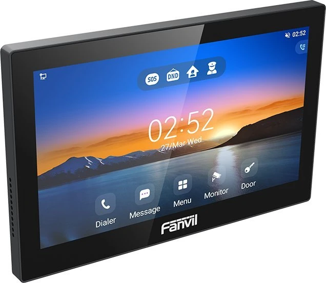 FNV Fanvil i505W vaizdo telefonspynės sistema 17,8 cm (7″) Juoda