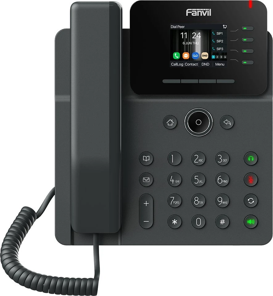 FNV Fanvil V61G IP telefonas Juoda 4 linijos LCD