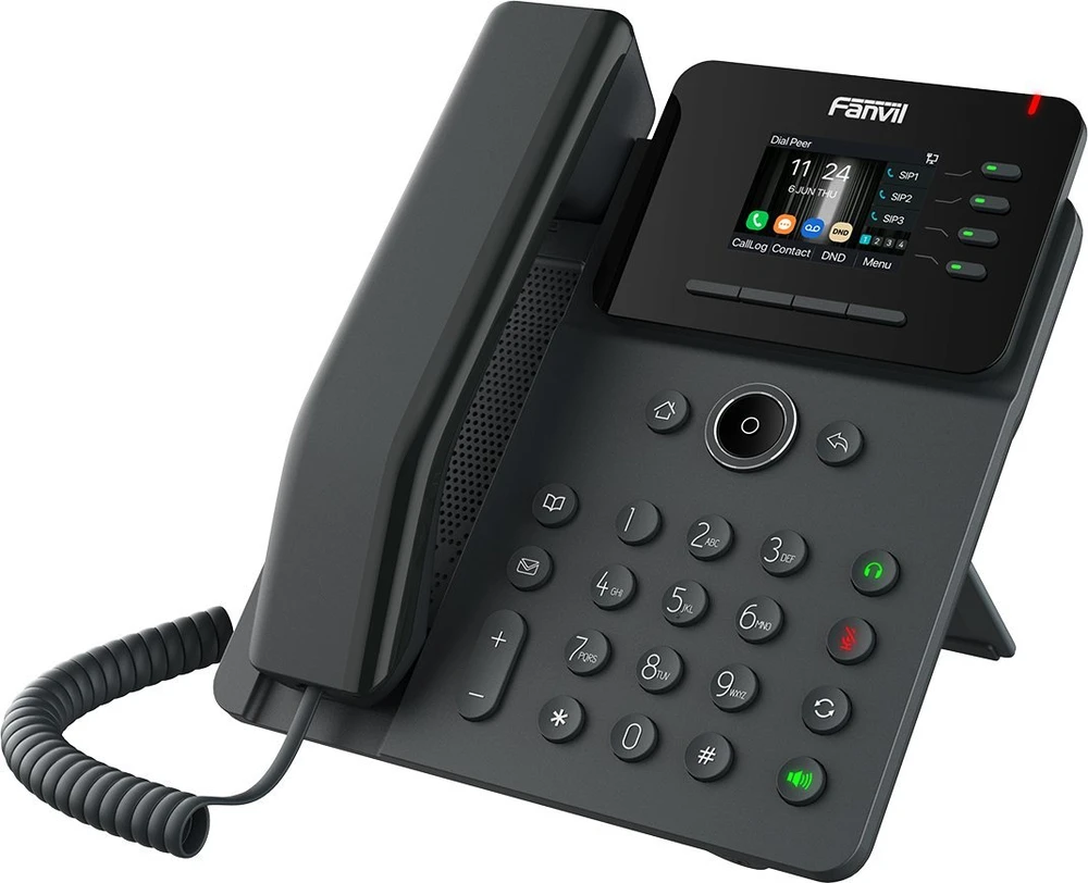 FNV Fanvil V61G IP telefonas Juoda 4 linijos LCD