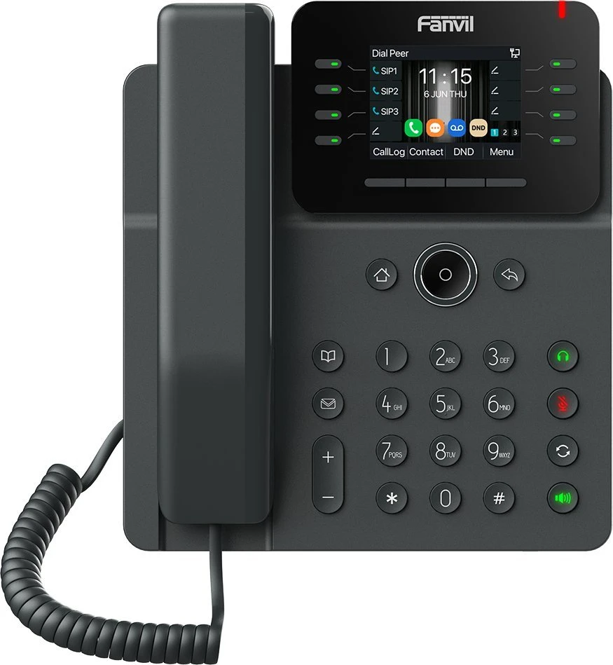 FNV Fanvil V62G IP telefonas Juoda 12 linijos LCD