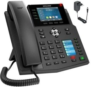 Telefonas GEQUDIO Gequdio High-End Telefonas IP GZ-8 su adapteriu su wyświetlaczem dotykowym