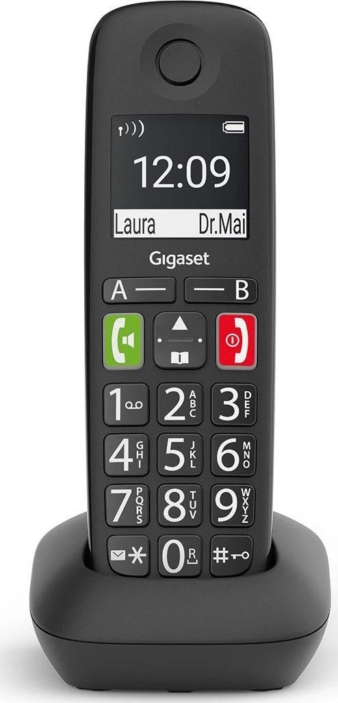 Siemens DECT E290HX telefonas juodas