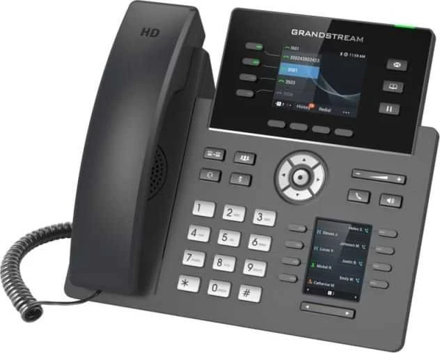 Grandstream GRP2614 IP telefonas Juodas laidinis ragelis