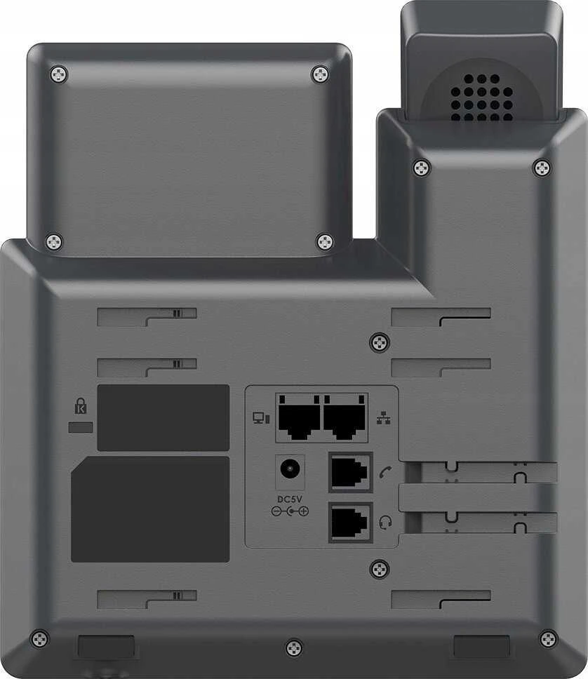 „Grandstream Networks GRP2602G“ IP telefonas, Juodas, 2 linijų, LCD, Wi-Fi